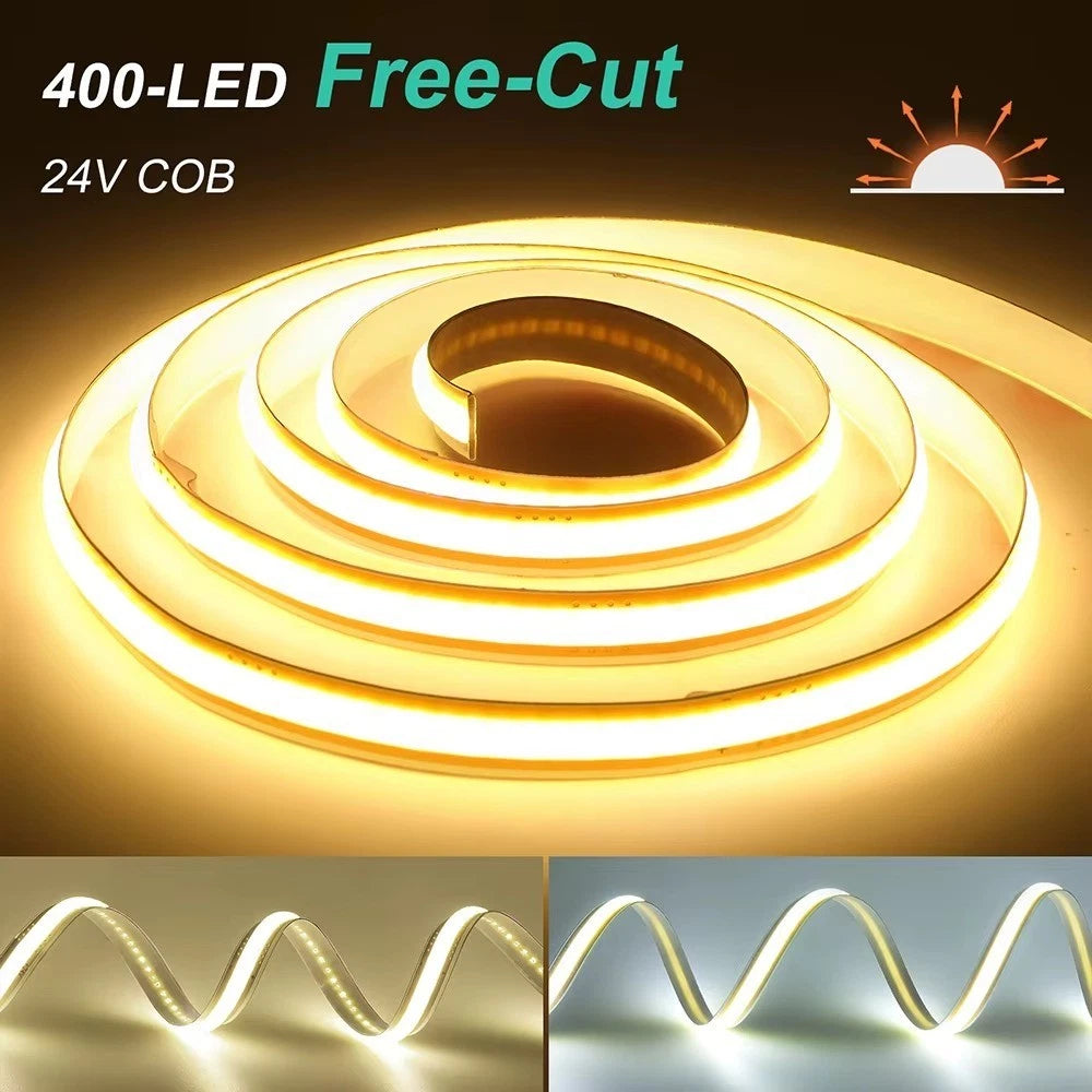 Cocoon COB LED Tape – Cut-Anywhere Dotless Light | Installer Grade | 8mm