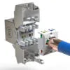 DTECH® XG® Cat 6/6a (Quick-Lock) Toolless STP Keystone Jack Metal 22-24AWG